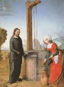 Juan de Flandes Christ and the Woman of Samaria (mk05) Sweden oil painting artist